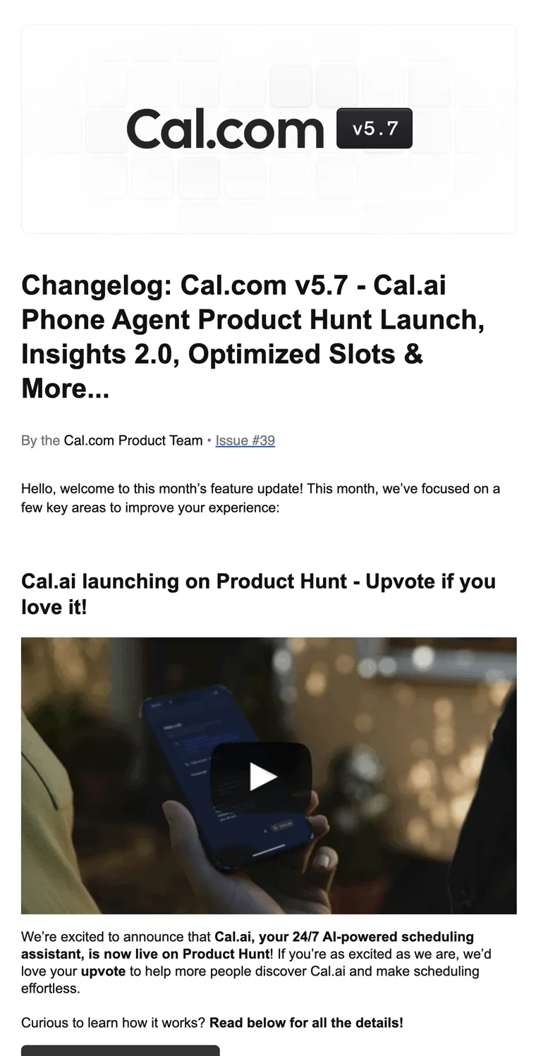 New Features and Changelog